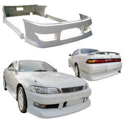 VSaero FRP WOND v1 Body Kit 4pc for Toyota Mark II (JZX90) 1993-1996 image - 3