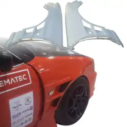 FRP DMA D1 Wide Body Fenders (front) 30mm > Nissan Laurel (C35) 1998-2002 image - 7