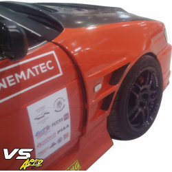 VSaero FRP DMA D1 Wide Body Fenders (front) 30mm for Nissan Laurel (C35) 1998-2002 image - 8