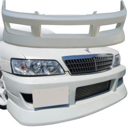 VSaero FRP FKON Front Bumper (early model) for Nissan Laurel (C35) 1998-2002 image - 6