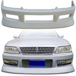 VSaero FRP FKON Front Bumper (early model) for Nissan Laurel (C35) 1998-2002 image - 1