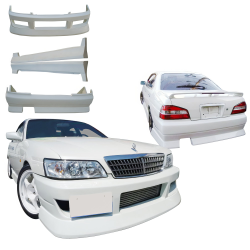 VSaero FRP FKON Body Kit 4pc (early model) for Nissan Laurel (C35) 1998-2002 image - 3