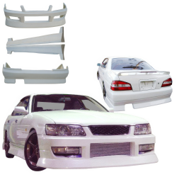 VSaero FRP FKON Body Kit 4pc (late club-s) for Nissan Laurel (C35) 1998-2002 image - 3
