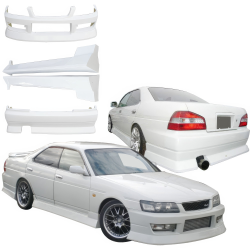 VSaero FRP WOND Body Kit 4pc for Nissan Laurel (C35) 1998-2002 image - 4