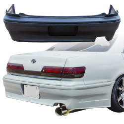 VSaero FRP TRAU Rear Bumper for Toyota Mark II (JZX100) 1997-2000 image - 1