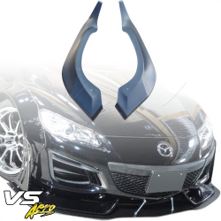 VSaero FRP TKYO Wide Body Front Lip Add-ons 2pc for Mazda RX-8 (SE3P) 2009-2011 image - 8