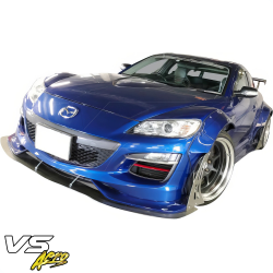 VSaero FRP TKYO Wide Body Front Lip Add-ons 2pc for Mazda RX-8 (SE3P) 2009-2011 image - 2