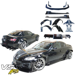 VSaero FRP TKYO Wide Body Kit for Mazda RX-8 (SE3P) 2009-2011 image - 6