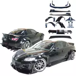 FRP TKYO Wide Body Kit w Wing > Mazda RX-8 (SE3P) 2009-2011 image - 6