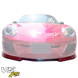 VSaero FRP TKYO v1 Wide Body Front Lip for Porsche Cayman (987) 2006-2008 image - 2