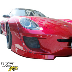 VSaero FRP TKYO v1 Wide Body Front Lip for Porsche Cayman (987) 2006-2008 image - 5