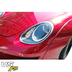 VSaero FRP TKYO v1 Wide Body Front Bumper for Porsche Cayman (987) 2006-2008 image - 6