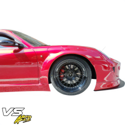 VSaero FRP TKYO v1 Wide Body Fender Flares (front) 50mm for Porsche Cayman (987) 2006-2008 image - 2