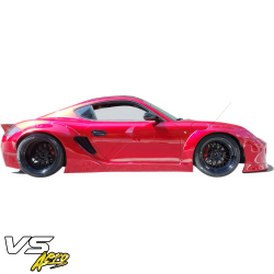 VSaero FRP TKYO v1 Wide Body Side Skirts for Porsche Cayman (987) 2006-2008 image - 3