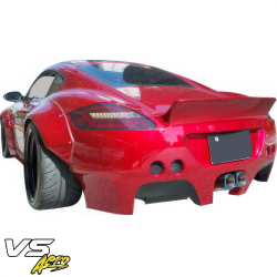 VSaero FRP TKYO v1 Wide Body Fender Flares (rear) 100mm for Porsche Cayman (987) 2006-2008 image - 5