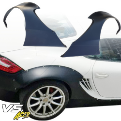 VSaero FRP TKYO v1 Wide Body Fender Flares (rear) 100mm for Porsche Cayman (987) 2006-2008 image - 6