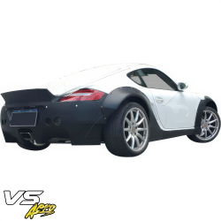 VSaero FRP TKYO v1 Wide Body Rear Bumper for Porsche Cayman (987) 2006-2008 image - 5