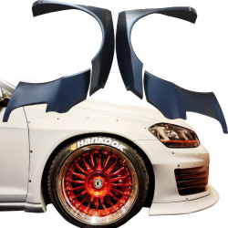 VSaero FRP TKYO Wide Body Flares (front) 4pc 45mm for Volkswagen Golf MK7 2015-2018 > 2dr image - 2