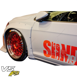 VSaero FRP TKYO Wide Body Flares (front) 4pc 45mm for Volkswagen Golf MK7 2015-2018 > 2dr image - 5
