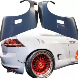 FRP TKYO Wide Body Flares (rear) 2pc 70mm > Volkswagen Golf MK7 2015-2018 > 2dr image - 2