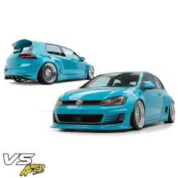 FRP TKYO Wide Body Kit w Wing 8pc > Volkswagen Golf MK7 2015-2018 image - 4