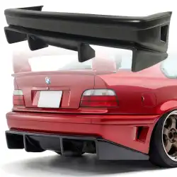 FRP BOME Rear Bumper > BMW 318i 325i (E36) 1992-1998 > 2/4dr image - 1