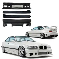 FRP BOME Body Kit 4pc > BMW 318i 325i (E36) 1992-1998 > 2dr Coupe image - 5