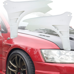 VSaero FRP CSPE Wide Body 20mm Fenders (front) for Mitsubishi Evolution EVO8 EVO9 CT9A 2003-2006 image - 1
