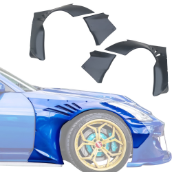 VSaero FRP TKYO Wide Body Fender Flares w Extension (front) 40mm for Nissan 350Z (Z33) 2003-2008 image - 8