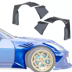 FRP TKYO Wide Body Fender Flares w Extension (front) 40mm > Nissan 350Z (Z33) 2003-2008 image - 8