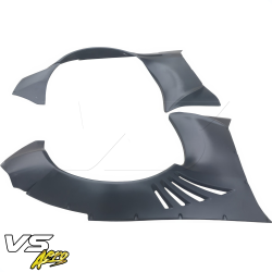 VSaero FRP TKYO Wide Body Fender Flares w Extension (front) 40mm for Nissan 350Z (Z33) 2003-2008 image - 3