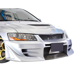 VSaero FRP DAM Front Bumper for Mitsubishi Evolution EVO8 EVO9 CT9A 2003-2006 image - 1
