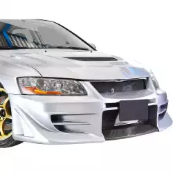 FRP DAM Front Bumper > Mitsubishi Evolution EVO8 EVO9 CT9A 2003-2006 image - 1