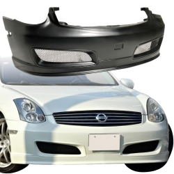 VSaero FRP NISM Front Bumper for Infiniti G35 Coupe 2003-2006 > 2dr Coupe image - 1