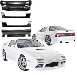 VSaero FRP SSTY Body Kit 4pc for Mazda RX-7 (FC3S) 1986-1992 image - 3