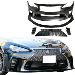 VSaero FRP AG GT-F Front Bumper w Grille 5pc for Scion FR-S (ZN6) 2013-2016 image - 1