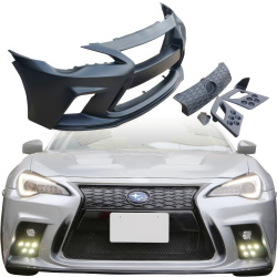 VSaero FRP AG LF-S Front Bumper w Grille 5pc for Subaru BRZ (ZN6) 2013-2020 image - 13
