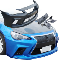 VSaero FRP AG LF-S Front Bumper w Grille 5pc for Subaru BRZ (ZN6) 2013-2020 image - 1