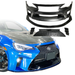 VSaero FRP AG GT-F Front Bumper w Grille 5pc for Subaru BRZ (ZN6) 2013-2020 image - 1