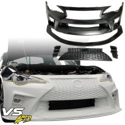 VSaero FRP AG GT-F Front Bumper w Grille 5pc for Subaru BRZ (ZN6) 2013-2020 image - 32