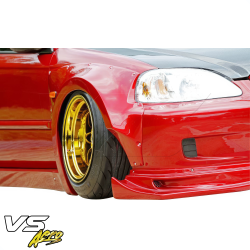 VSaero FRP MAM Front Lip for Honda Civic EK 1999-2000 > 3dr Hatchback image - 4
