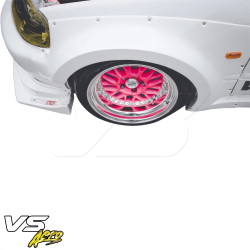 VSaero FRP MAM Wide Body Fender Flares (front) 2pc 60mm for Honda Civic EK 1999-2000 > 3dr Hatchback image - 9