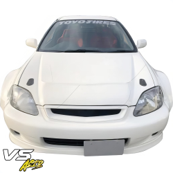 VSaero FRP MAM Wide Body Fender Flares (front) 2pc 60mm for Honda Civic EK 1999-2000 > 3dr Hatchback image - 20