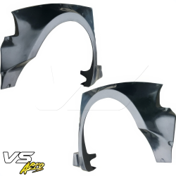 VSaero FRP MAM Wide Body Fender Flares (front) 2pc 60mm for Honda Civic EK 1999-2000 > 3dr Hatchback image - 3