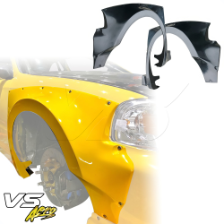 VSaero FRP MAM Wide Body Fender Flares (front) 2pc 60mm for Honda Civic EK 1999-2000 > 3dr Hatchback image - 7