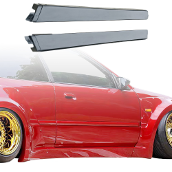 VSaero FRP MAM Wide Side Skirts 2pc for Honda Civic EK 1996-2000 > 3dr Hatchback image - 1