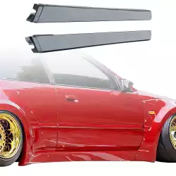 FRP MAM Wide Side Skirts 2pc > Honda Civic EK 1996-2000 > 3dr Hatchback image - 1