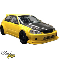 VSaero FRP MAM Wide Side Skirts 2pc for Honda Civic EK 1996-2000 > 3dr Hatchback image - 9