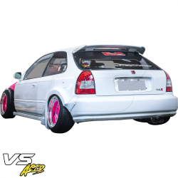 VSaero FRP MAM Wide Body Fender Flares (rear) 3pc 60mm for Honda Civic EK 1996-2000 > 3dr Hatchback image - 16