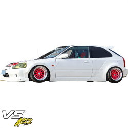 VSaero FRP MAM Wide Body Fender Flares (rear) 3pc 60mm for Honda Civic EK 1996-2000 > 3dr Hatchback image - 18